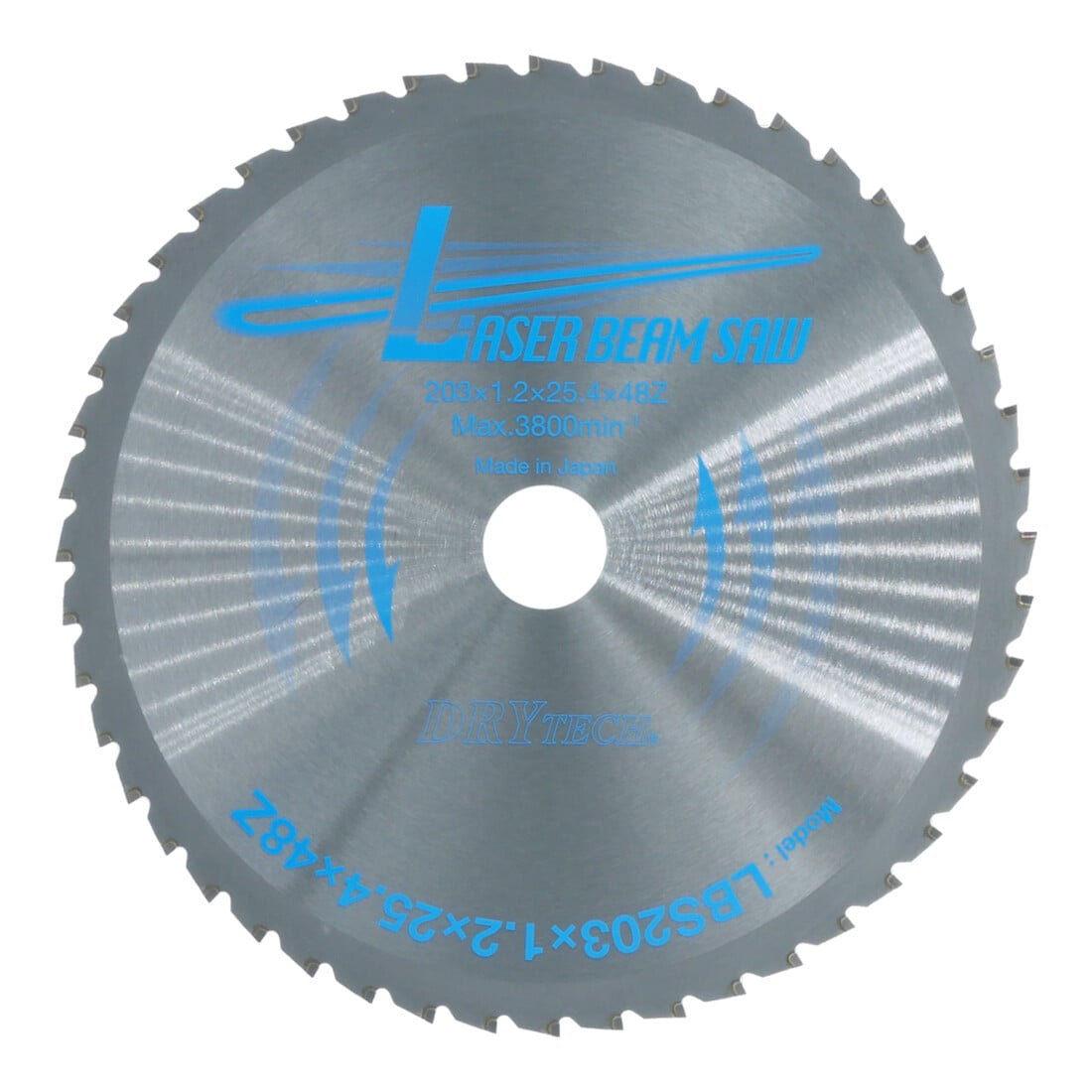 Jepson Drytech® HM-Sägeblatt LBS schockresistent Durchmesser 203 mm / 48Z für Stahl (dünnwandig)