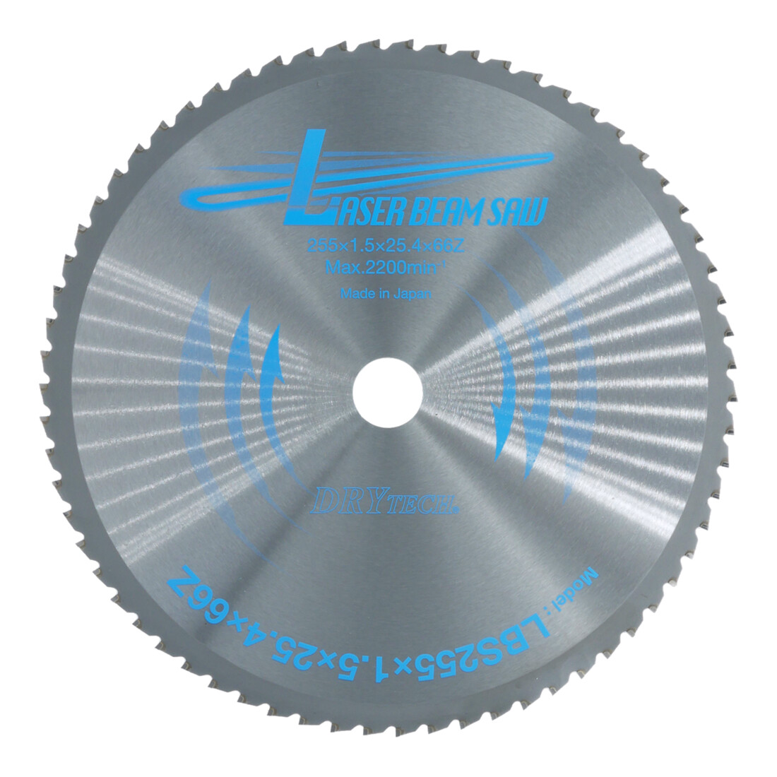 Jepson Drytech® HM-Sägeblatt LBS schockresistent Durchmesser 255 mm / 66Z für Stahl (dünnwandig)