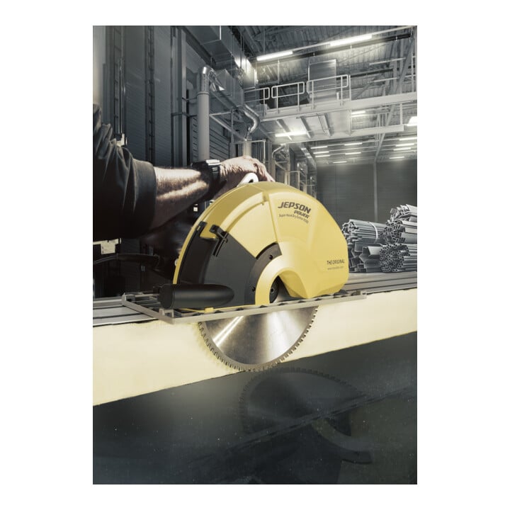 Jepson Super Hand Dry Cutter 8320 inkl. Durchmesser 320/84Z Sägeblatt und Führungsschienenset