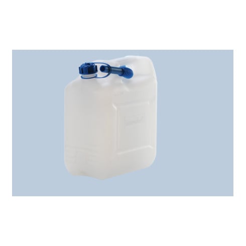 Jerricane à eau 12 l HD-PE avec tube de décharge H331xl290xP160mm HÜNERSDORFF