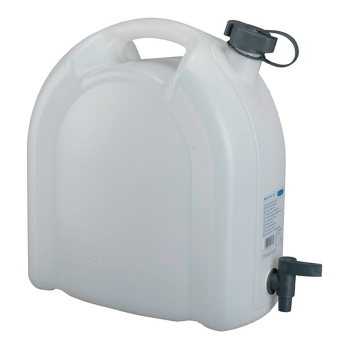 Jerricane à eau 15 l PE avec robinet de décharge HxlxPmm PRESSOL