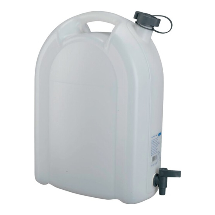 Jerricane à eau 20 l PE avec robinet de décharge HxlxPmm PRESSOL