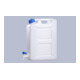 Jerricane à eau 22 l HD-PE empilable, avec robinet déch. H495xl350xP165mm HÜNERS-4