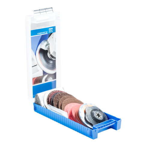 Jeu 19 pces. PFERD COMBICLICK D 125 mm 5/8-11 Usinage grossier