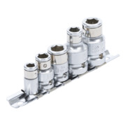 Jeu d’adaptateurs à embout avec bille de retenue BGS 6,3 mm (1/4")/10 mm (3/8)/12,5 mm (1/2")| 5 pièces-2