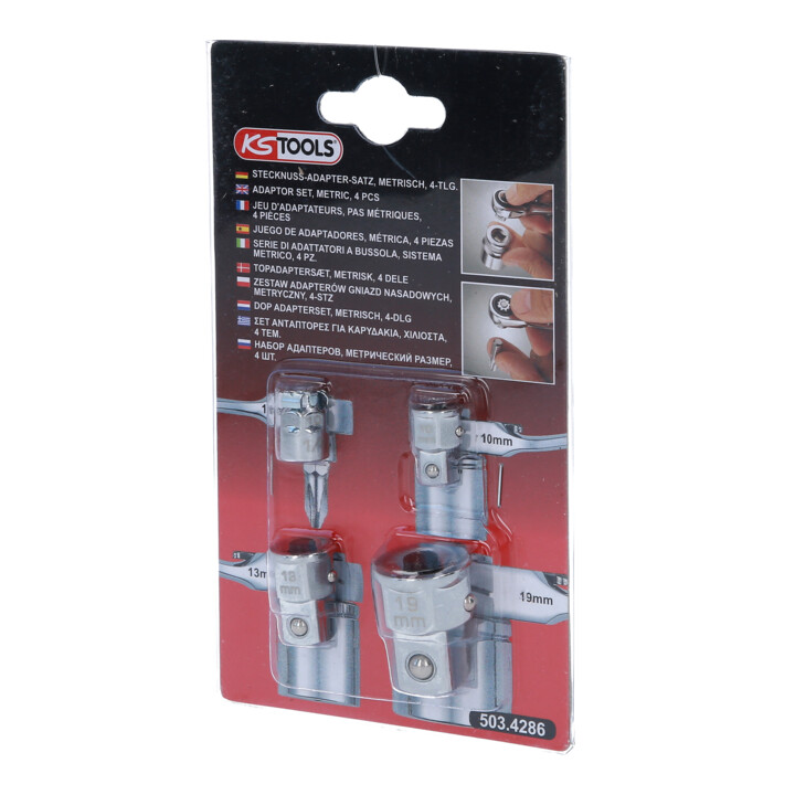 Jeu d'adaptateurs à verrouillage GEARplus, 4 pcs