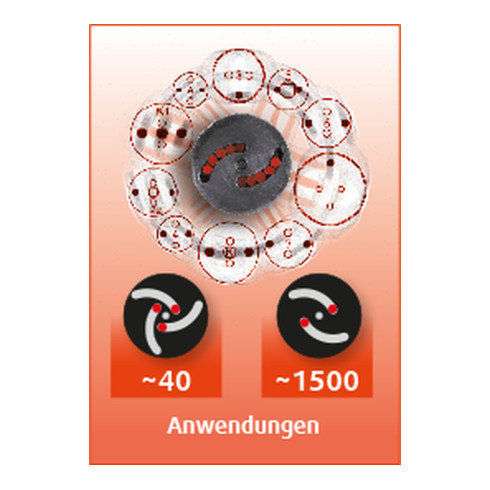 Jeu d'adaptateurs d'outils universel pour repousser les pistons de freins, 3 pcs.