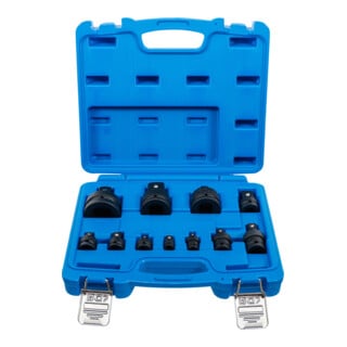 Jeu d'adaptateurs et de tête sphériques à choc 6,3 mm (1/4") - 25 mm (1") 11 pièces Kraftmann