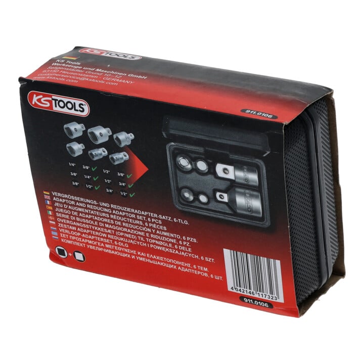 Jeu d'augmentateurs et réducteurs KS Tools 6 pcs.