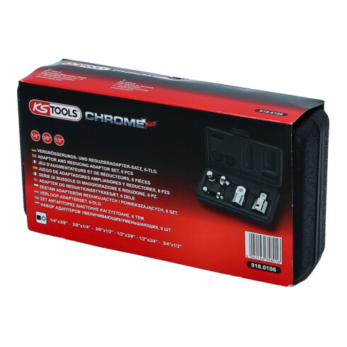 Jeu d'augmentateurs réducteurs CHROMEplus, 6 pcs.
