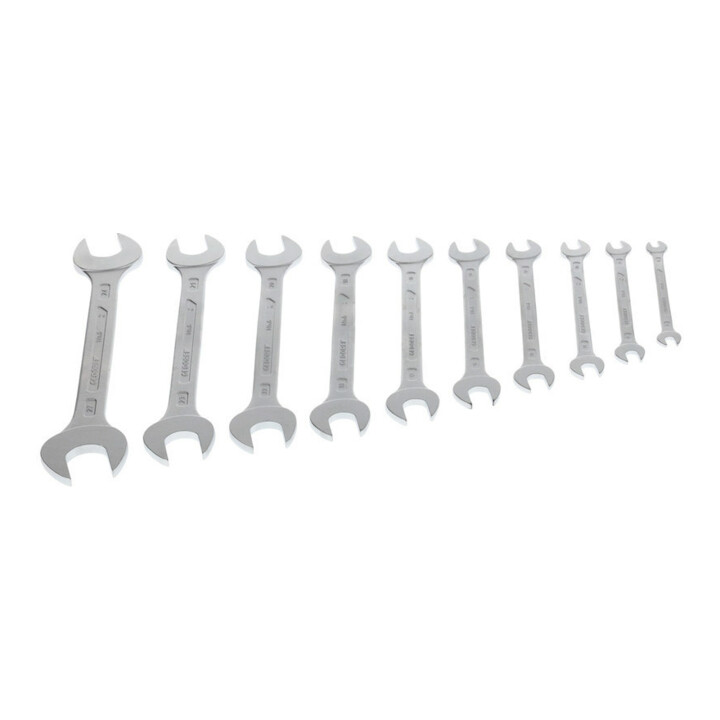 Jeu de 10 clés à fourche Gedore 6-27 mm