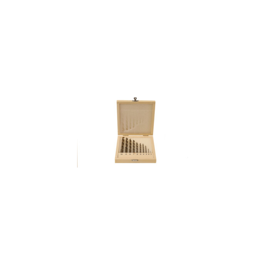 Jeu de 10 mèches à bois STIER HSS Co, 1-10 mm