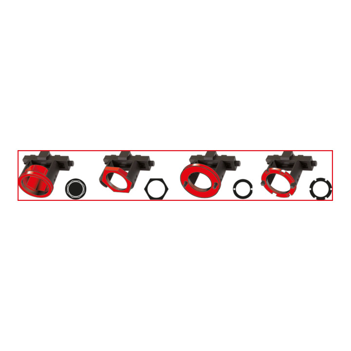 Jeu de 14 clés KS Tools Vario avec écrou et clé à chapeau, 14 pcs.