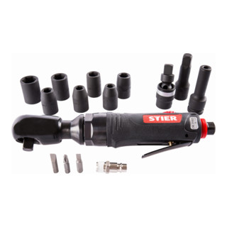 STIER Cliquet pneumatique 1/2" - 14 pièces