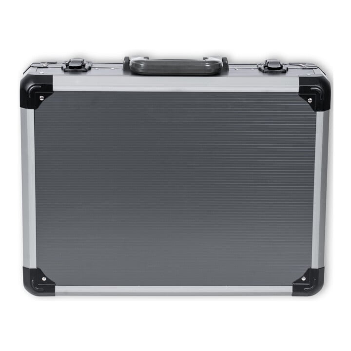 Jeu de 144 outils universels STIER dans une valise en aluminium