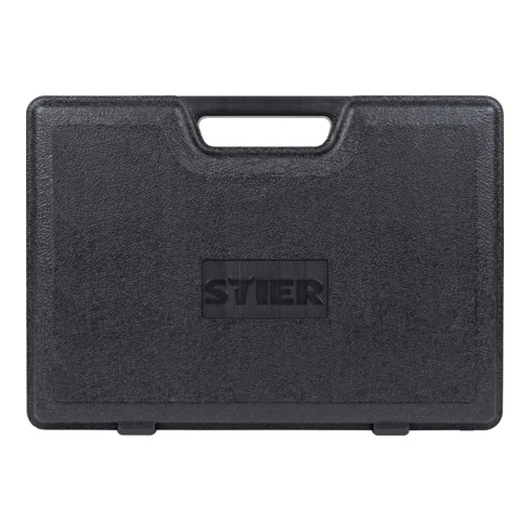 Jeu de 16 clés plates à cliquet STIER KraftSpezial, ouv. 8 - 19 mm, en coffret plastique