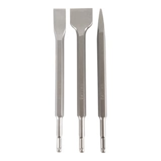 Jeu de 3 burins SDS-plus STIER