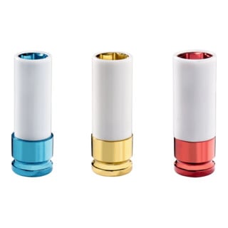 Jeu de 3 clés à douille pour visseuses à percussion et tournevis à cliquet 1/2" metabo