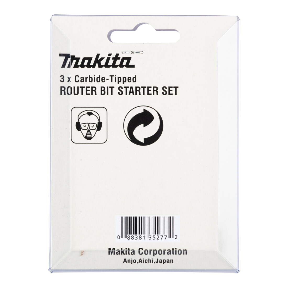 Jeu de 3 fraises Makita D-30209