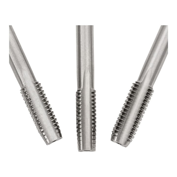 Jeu de 3 tarauds main STIER DIN 352 HSS-G M10
