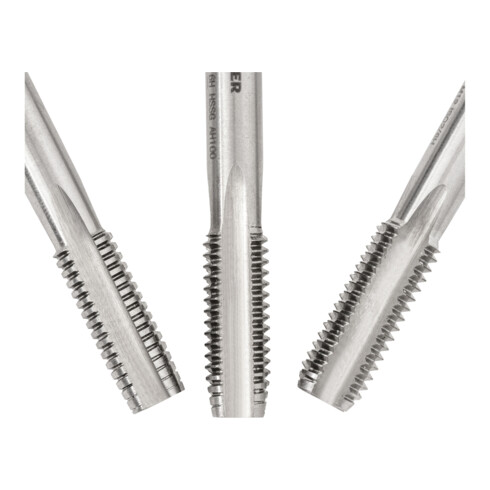 Jeu de 3 tarauds main STIER DIN 352 HSS-G M12