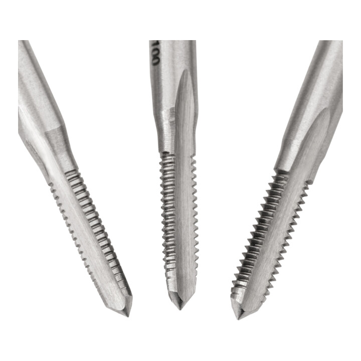 Jeu de 3 tarauds main STIER DIN 352 HSS-G M4