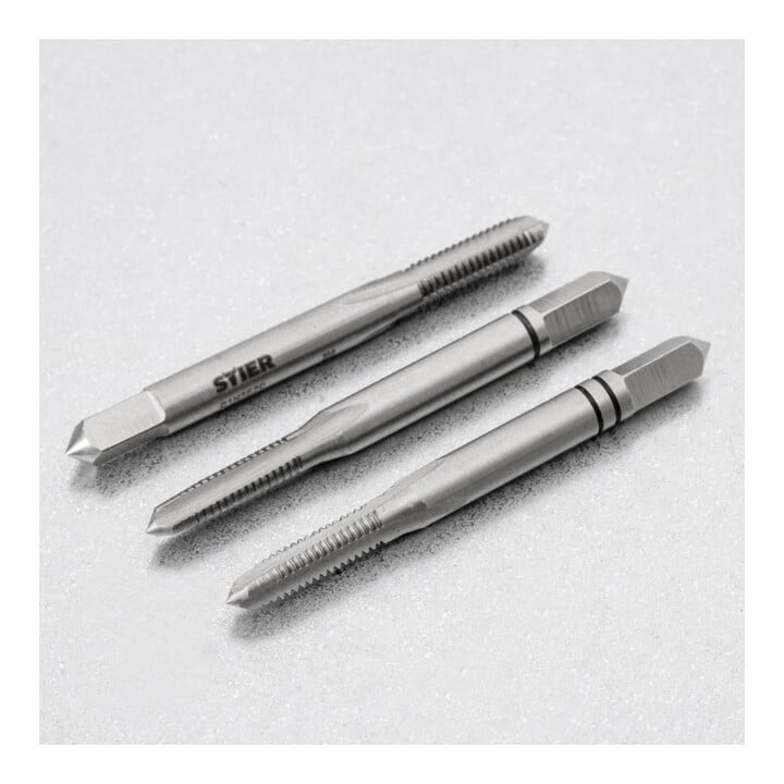 Jeu de 3 tarauds main STIER DIN 352 HSS-G M4
