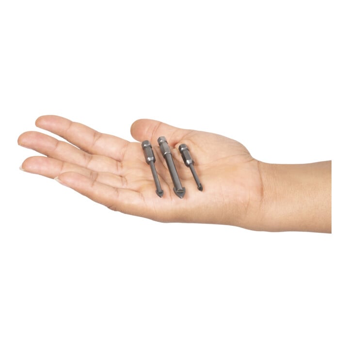 Jeu de 5 forets pour carrelages STIER 1/4 pouce, embout 4 - 10 mm