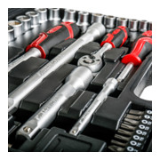 Jeu de 54 clés à douilles STIER 1/4" + 1/2"-4