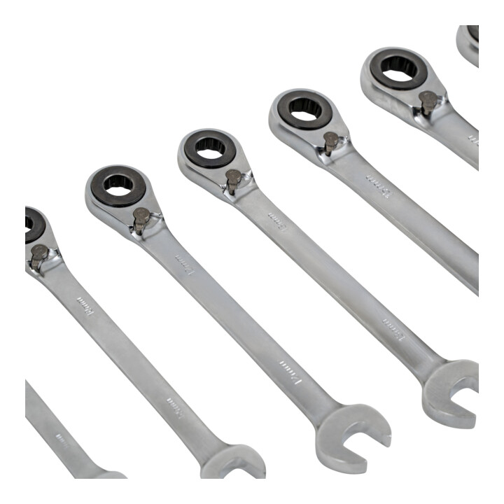 Jeu de 7 clés mixtes à cliquet Ringstop STIER