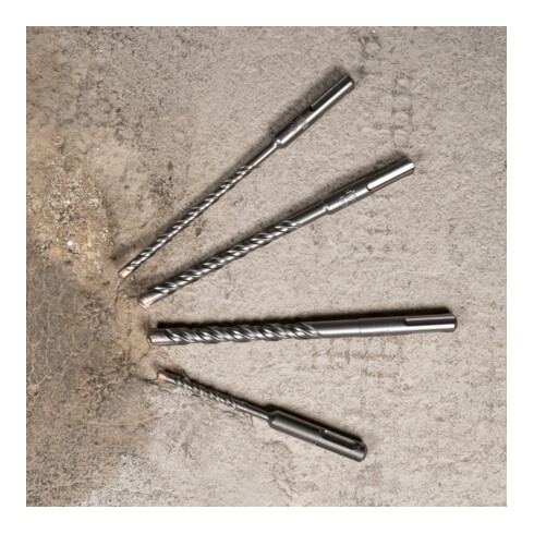 Jeu de 8 forets marteaux STIER Premium SDS-Plus