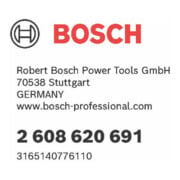 Jeu de bagues de brosse de rechange Bosch pour meuleuse de béton-4
