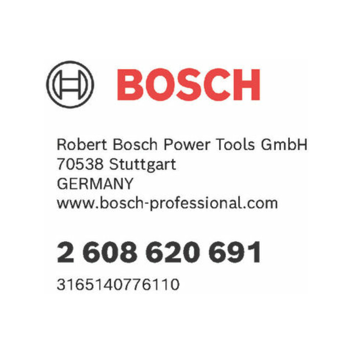 Jeu de bagues de brosse de rechange Bosch pour meuleuse de béton
