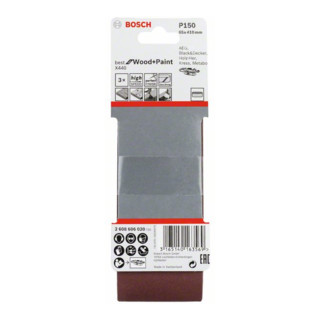 Jeu de bandes abrasives Bosch X440