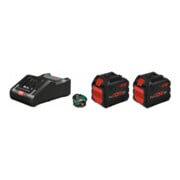 Jeu de batteries de démarrage Bosch : 2 batteries ProCORE 18 Volt 12,0 Ah GAL 18V-160 C et GCY 30-4
