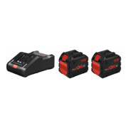 Jeu de batteries de démarrage Bosch : 2 batteries ProCORE 18 Volt 12,0 Ah GAL 18V-160 C et GCY 30-4-5