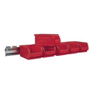 Jeu de boîtes de rangement ouv. H50xl602xP100mm acier galvanisé avec boîtes de r