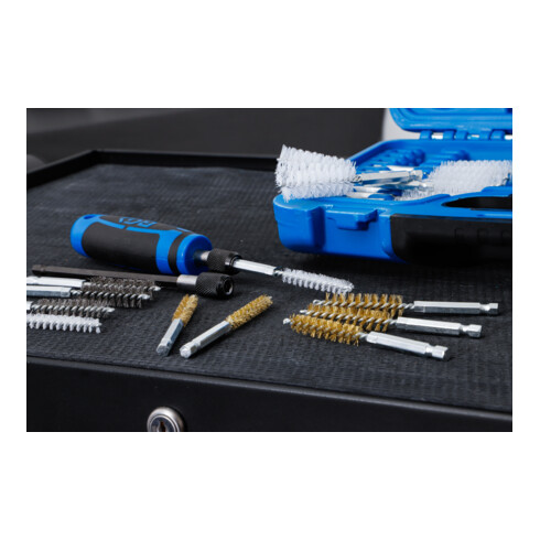 Jeu de brosses 38 pièces Kraftmann