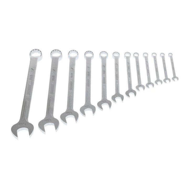 Jeu de cales parallèles 1 B-012 12pces ouv. de clé 10-32 mm forme B CV-acier GED