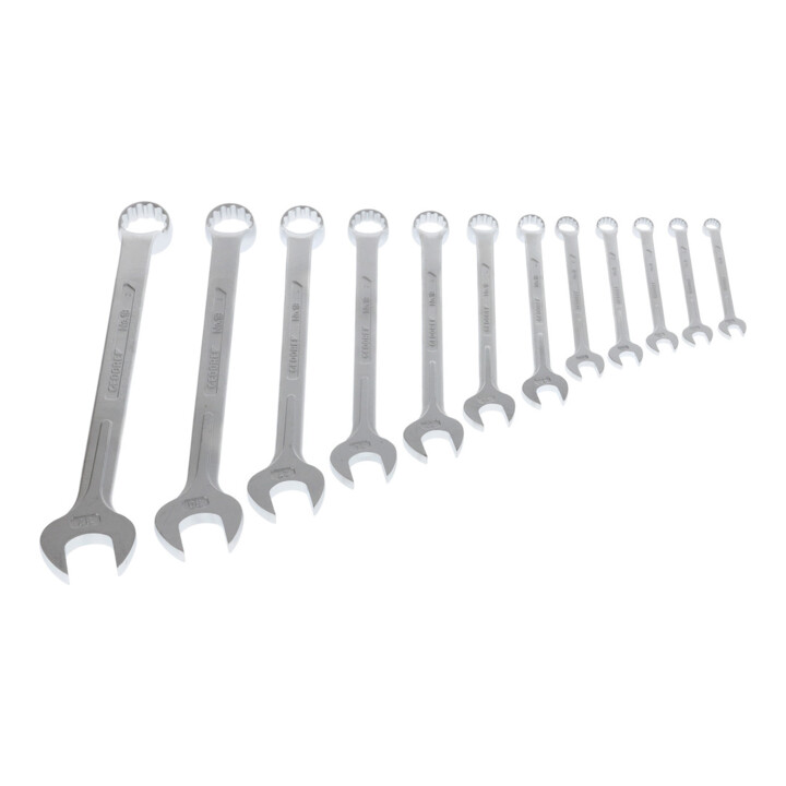Jeu de cales parallèles 1 B-012 12pces ouv. de clé 10-32 mm forme B CV-acier GED