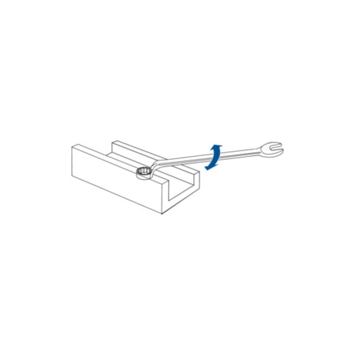 Jeu de cales parallèles 1 B-08 8pces ouv. de clé 10-24 mm forme B CV-acier GEDOR