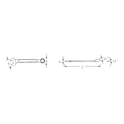 Jeu de cales parallèles 13/26 26pces ouv. de clé 6-32 mm forme A acier allié au