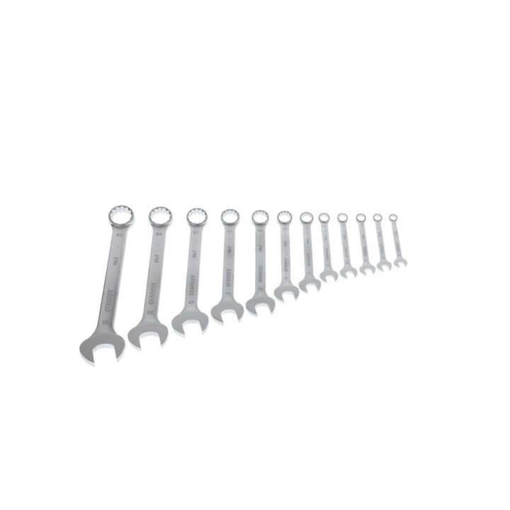Jeu de cales parallèles 7-012 12pces ouv. de clé 10-32 mm forme A CV-acier GEDOR