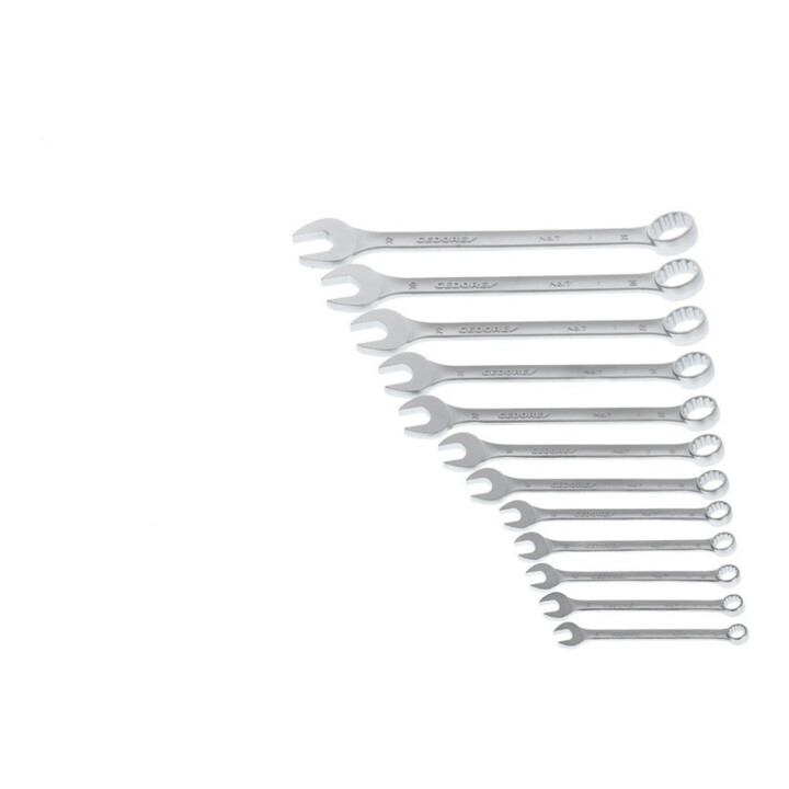 Jeu de cales parallèles 7-012 12pces ouv. de clé 10-32 mm forme A CV-acier GEDOR