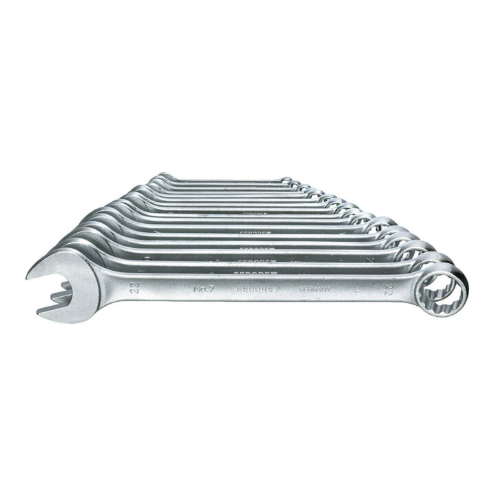 Jeu de cales parallèles 7-017 17pces ouv. de clé 6-19 mm forme A CV-acier GEDORE