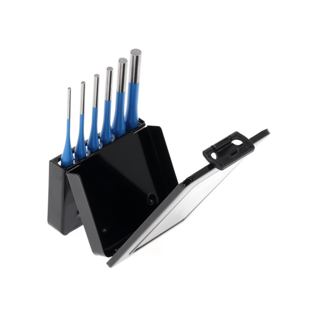 Jeu de chasse-goupilles GEDORE 6 pièces en cassette métallique pliable, 316 D