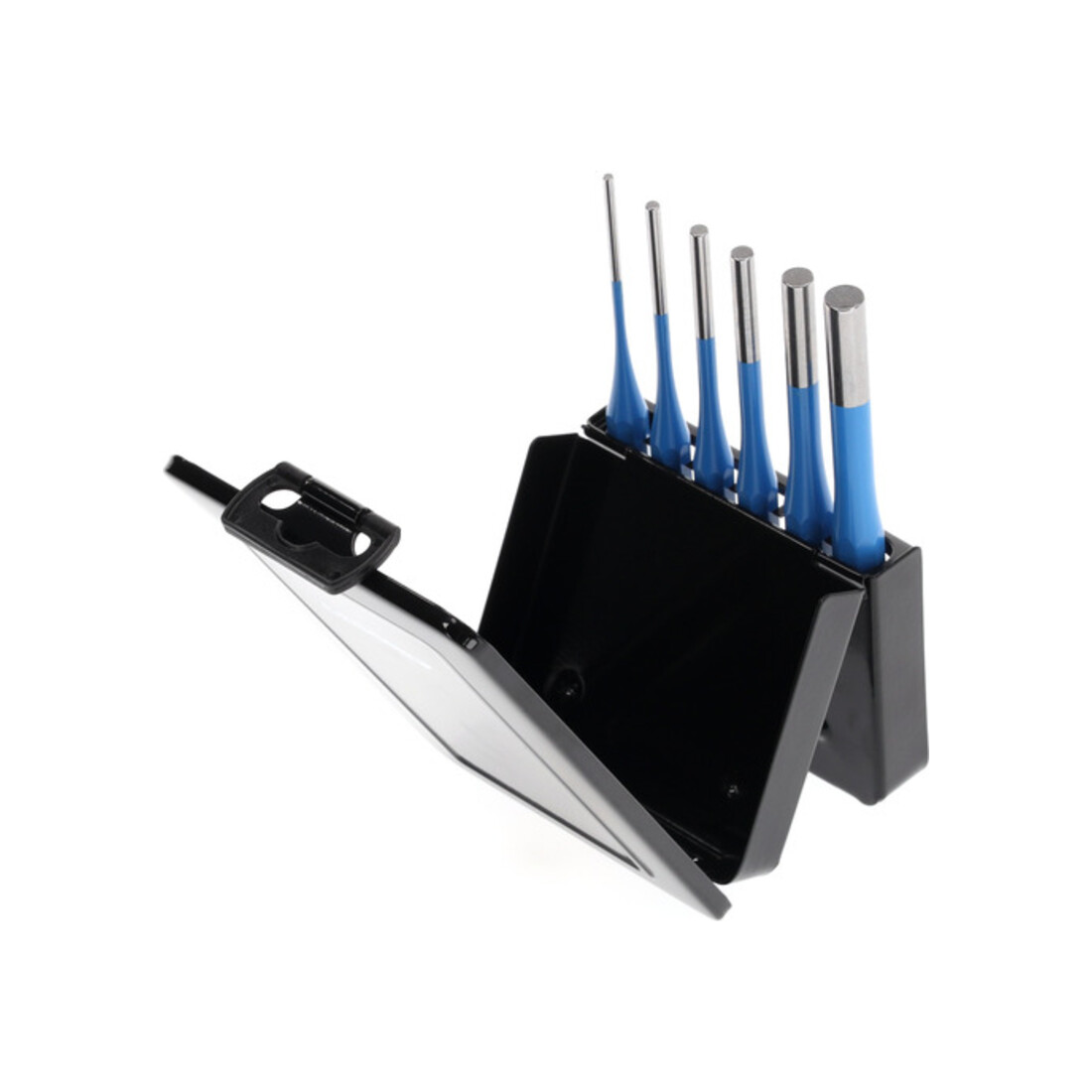 Jeu de chasse-goupilles GEDORE 6 pièces en cassette métallique pliable, 316 D