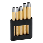 Jeu de chasse-rivets RENNSTEIG dans support en plastique 5 pcs.