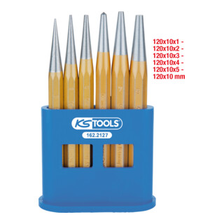 Jeu de chasses, 6 pcs. dans un support en plastique