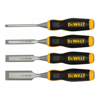 Jeu de ciseaux à bois DEWALT 4 pces 6, 12, 18, 25mm DWHT0-16063